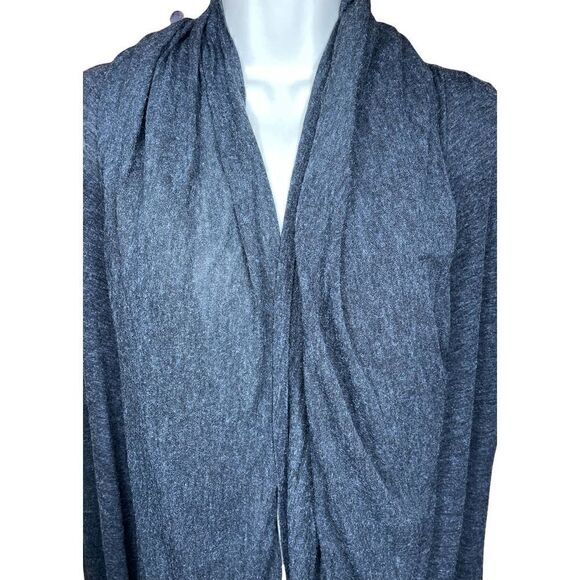 Alice + Olivia Grey Draped Cardigan Small - Picture 2 of 6